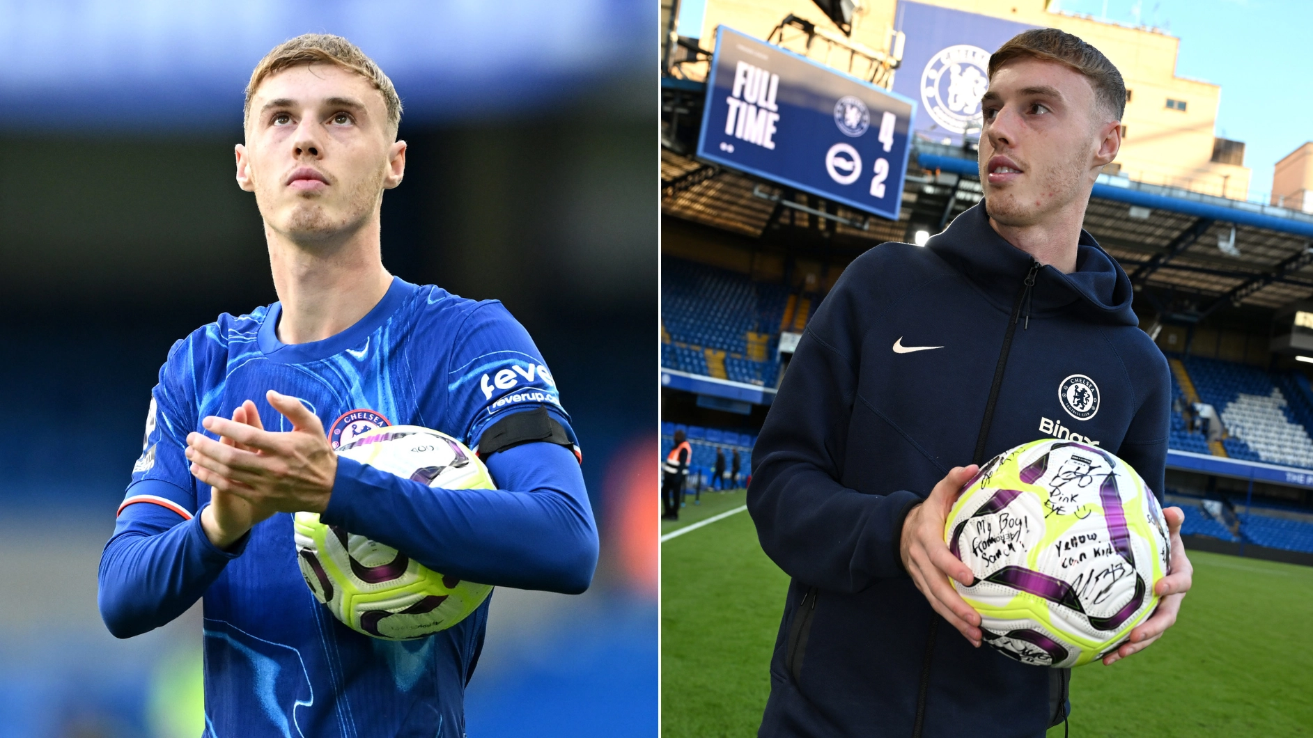 Cole Palmer's teammate leaves brutal five-word message on Chelsea star's hat-trick ball