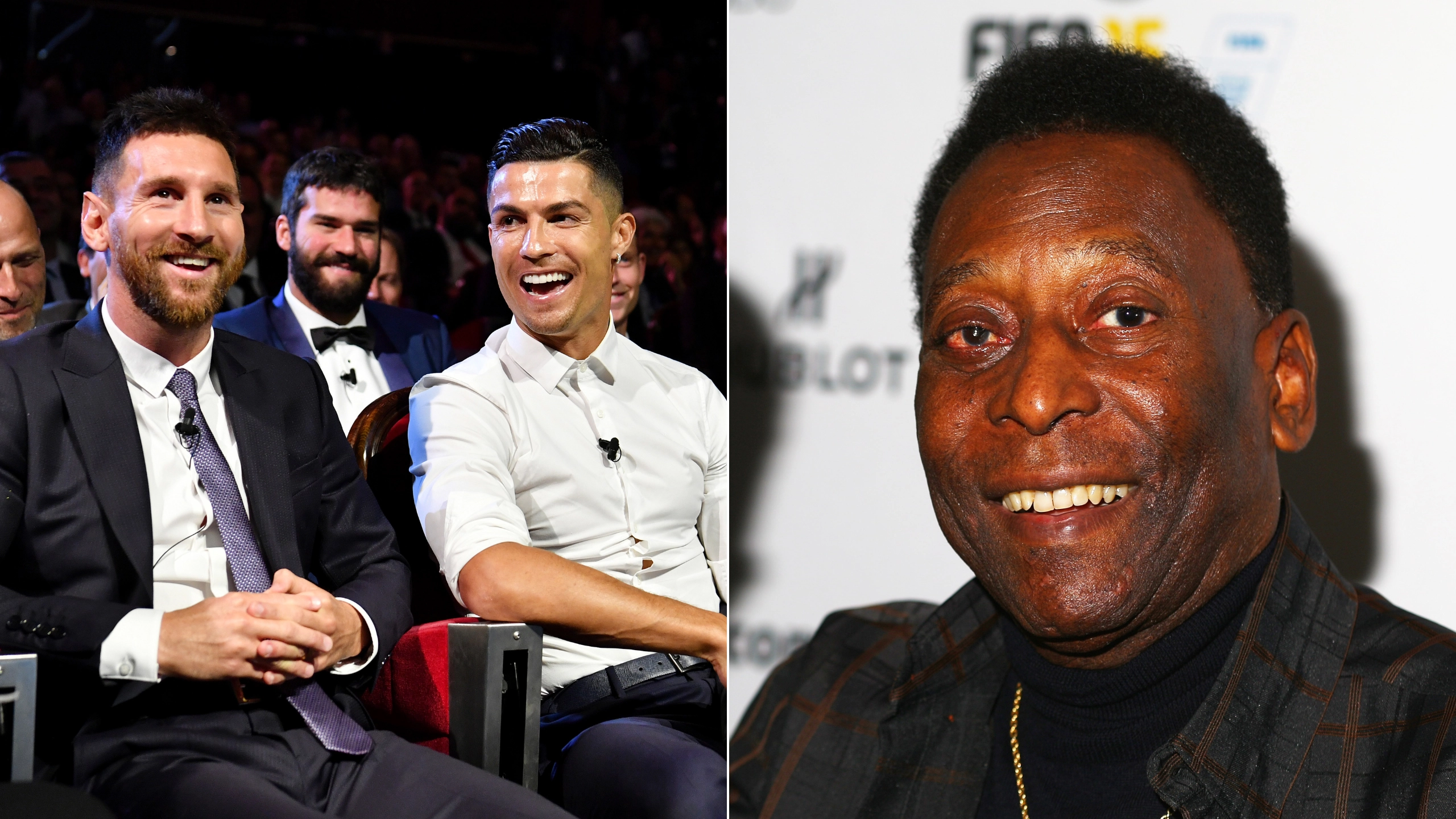 Pele gave the perfect answer when asked to pick between Lionel Messi and Cristiano Ronaldo in the GOAT debate