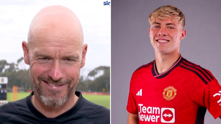 Man Utd fans noticed Erik ten Hag's reaction when asked about Rasmus Hojlund transfer