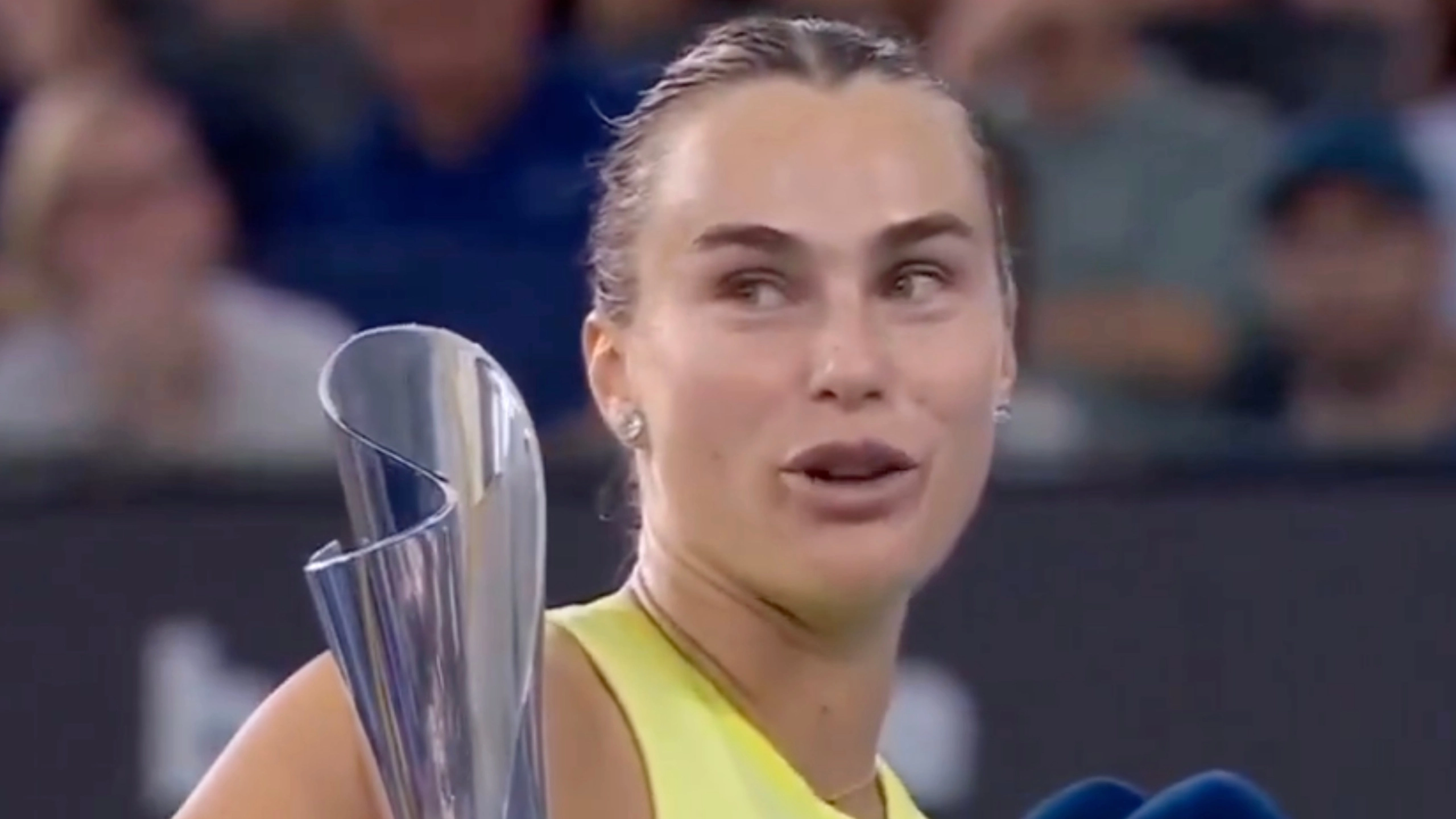 Aryna Sabalenka Stuns Boyfriend as She Calls Him Out in Front of Packed Arena