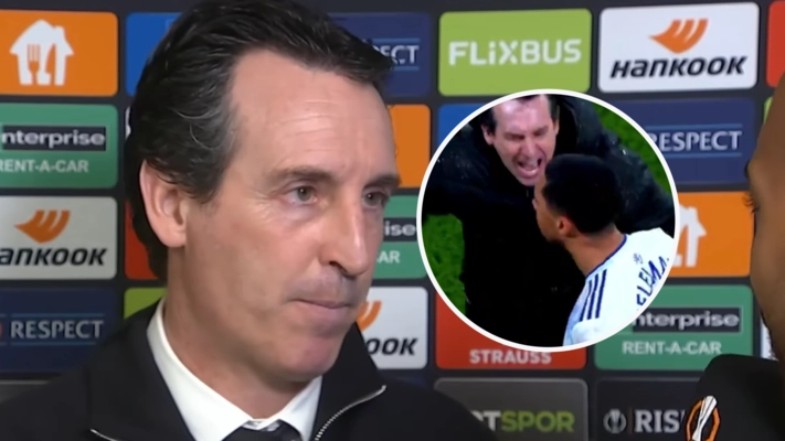 Unai Emery Breaks Silence on Wild Altercation with Youri Tielemans during Europa League Game