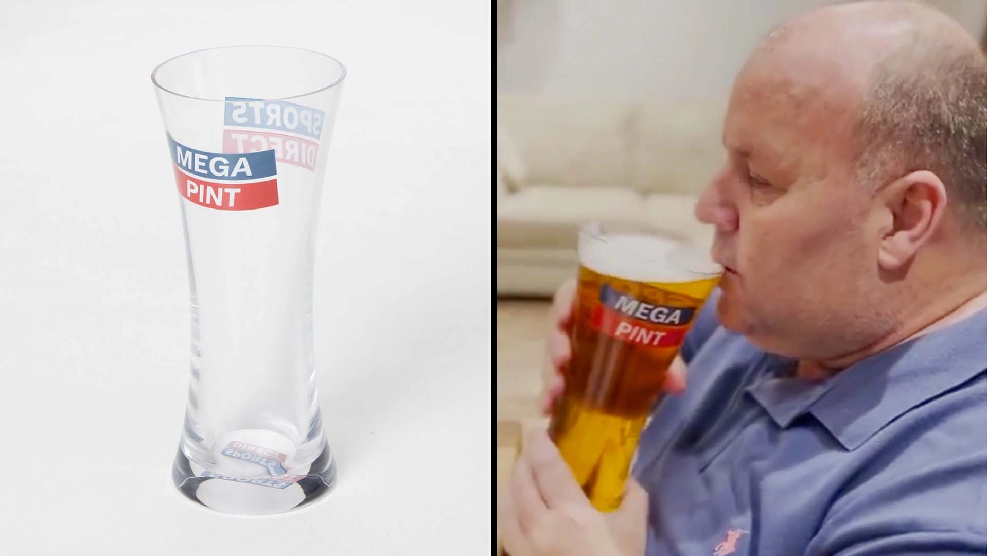 Sports Direct release the Mega Pint glass