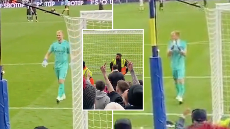 Aaron Ramsdale had Leeds United fans rattled yet again, the footage is fantastic