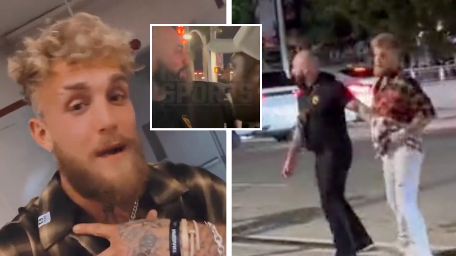 Jake Paul says Floyd Mayweather and '25 dudes' tried to jump him after he runs away from altercation