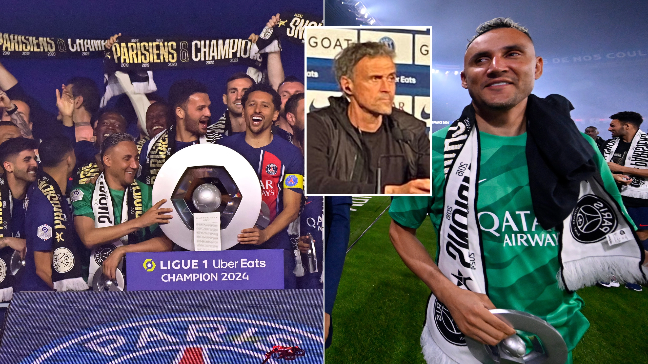 Luis Enrique branded 'pathetic' for what he did to Keylor Navas during last home game for PSG