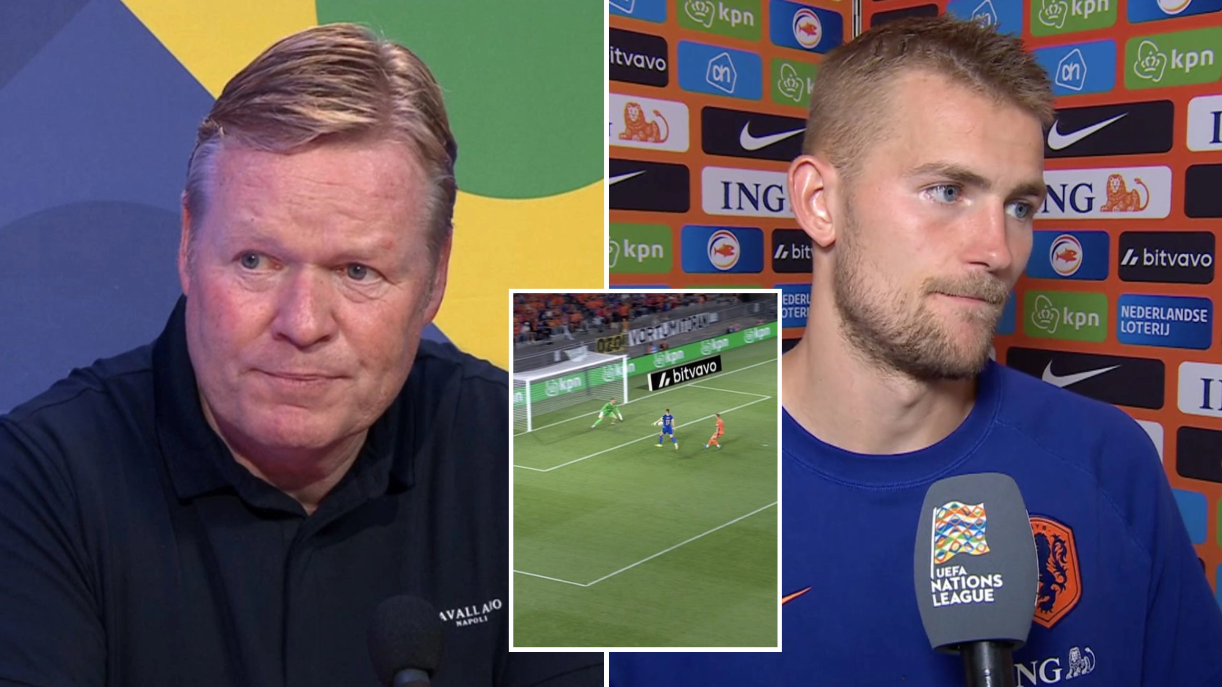 Matthijs de Ligt makes X-rated comment after Netherlands disasterclass as Ronald Koeman forced to speak out