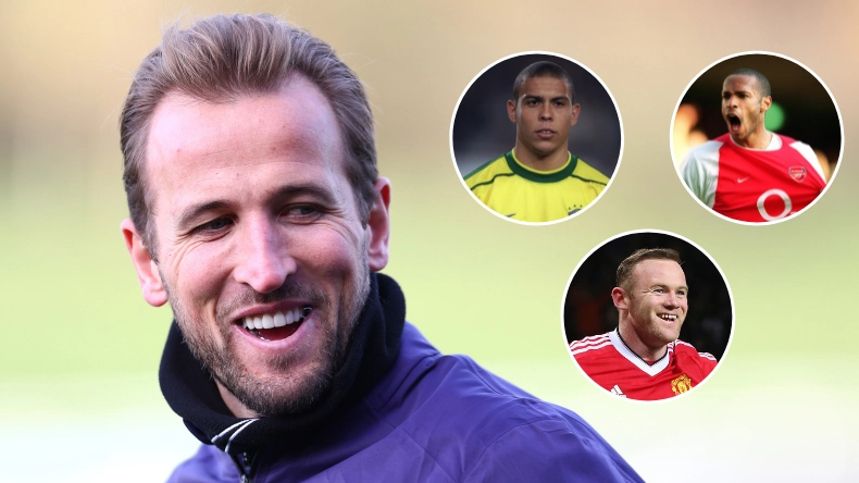 Harry Kane didn't hesitate when ranking Ronaldo, Thierry Henry and Wayne Rooney in GOAT strikers list
