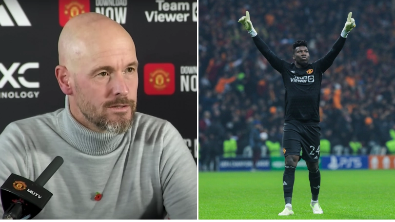 Erik ten Hag claims Andre Onana is the 'second best goalkeeper' in the Premier League with shock name top