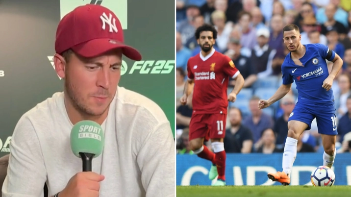 Eden Hazard didn't hesitate when asked who's better between him and Liverpool forward Mo Salah