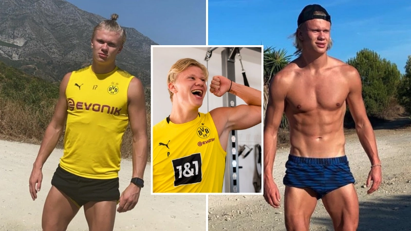 Erling Haaland's Body Transformation Is Insane, He's A Genetic Freak