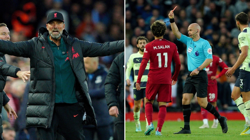 How Jurgen Klopp could miss Liverpool's next few Premier League fixtures following red card