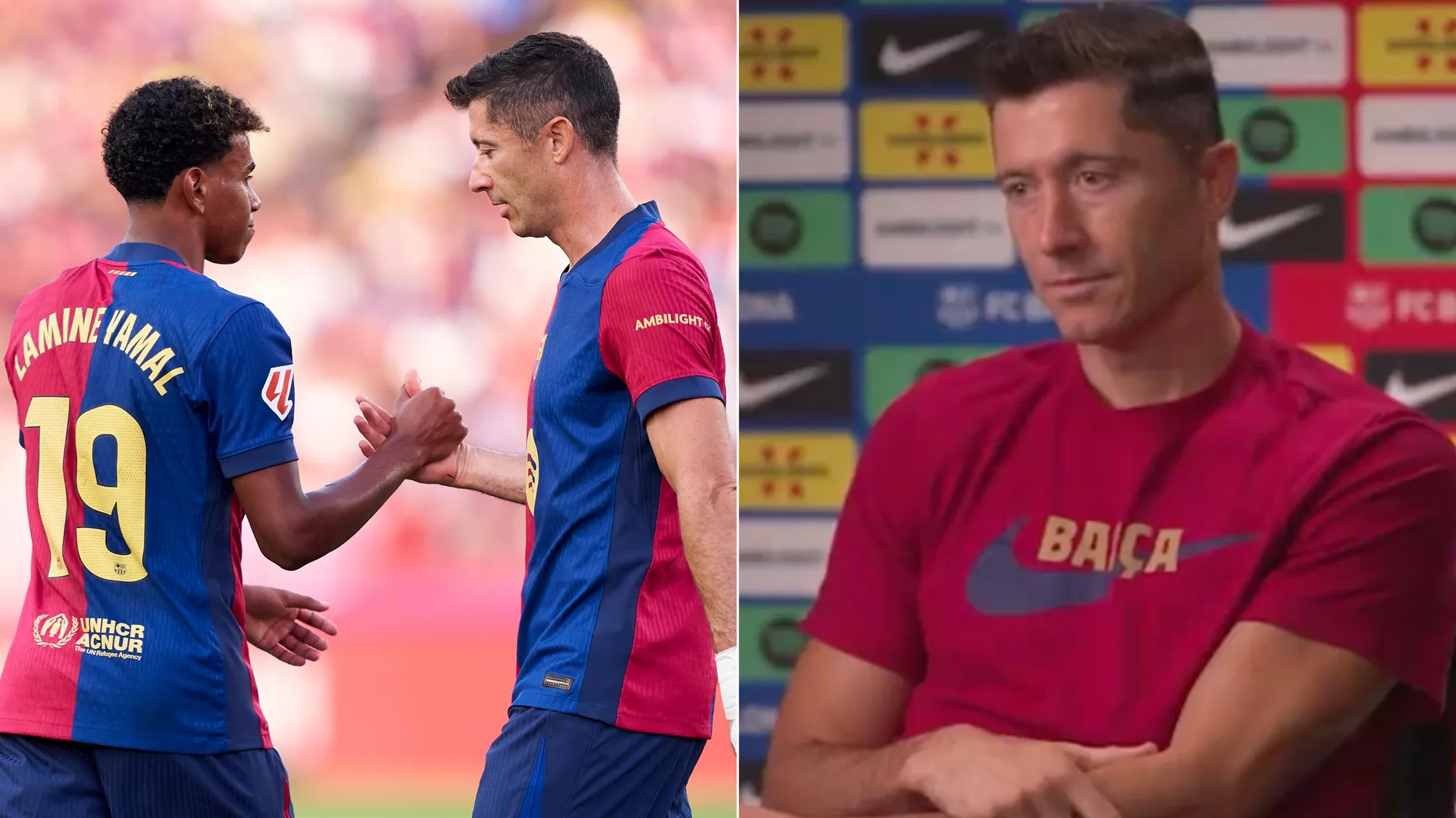 Robert Lewandowski didn't hesitate when asked if Lamine Yamal can become the best player in the world