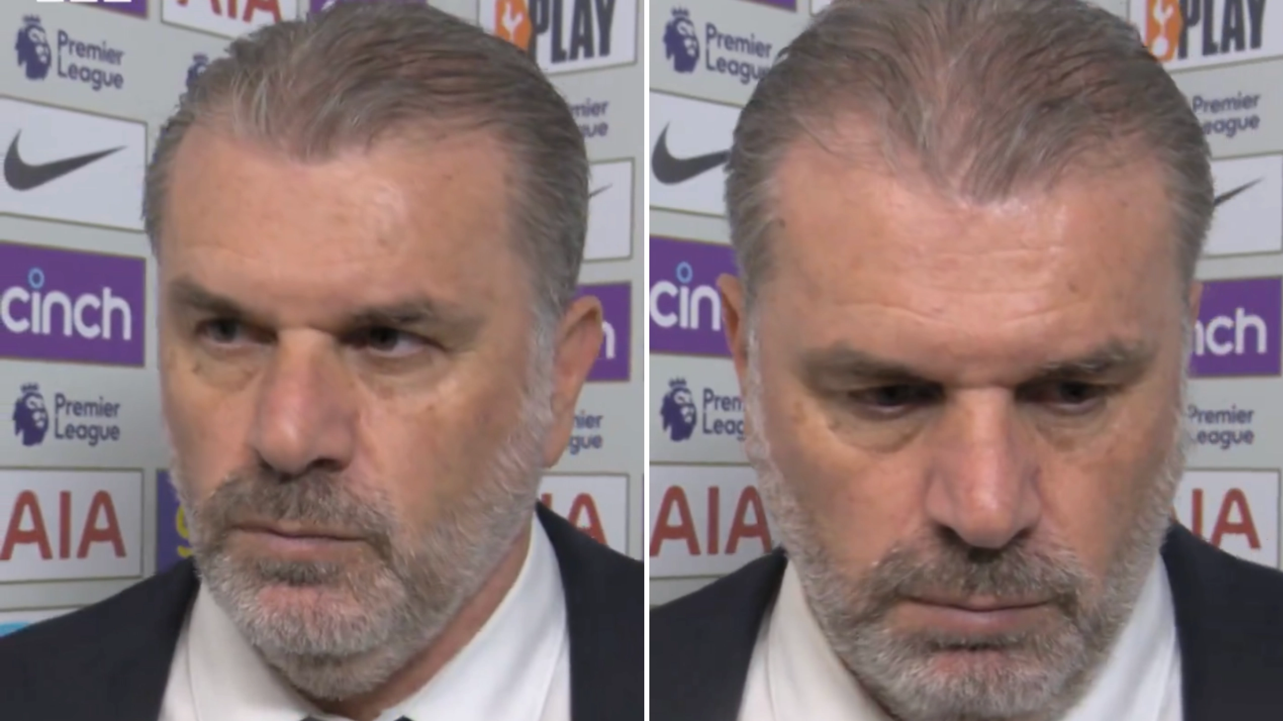 Ange Postecoglou forces BBC reporter to say 'that'll do' during awkward post-match interview