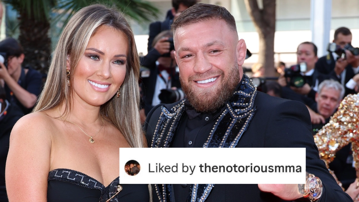 Conor McGregor 'likes' shocking post about partner Dee Devlin after he's spotted 'kissing mystery woman'