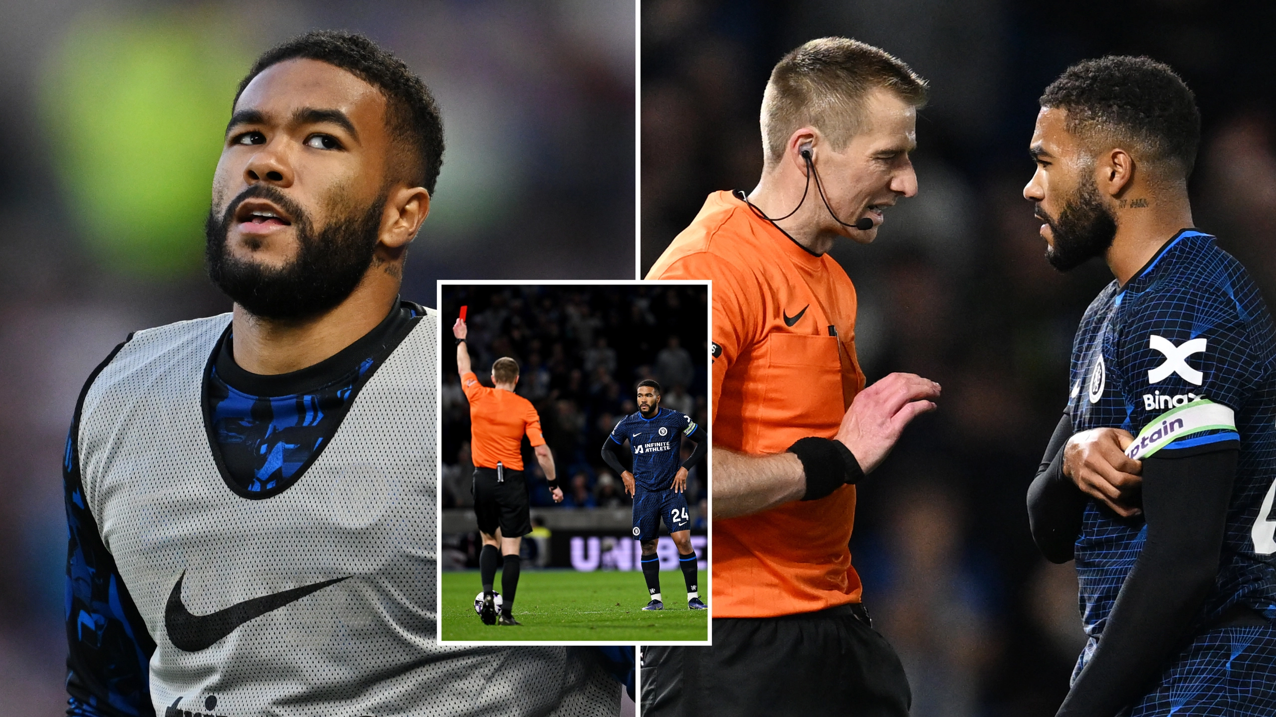 Fans stunned after realising how many games Reece James will miss after red card vs Brighton