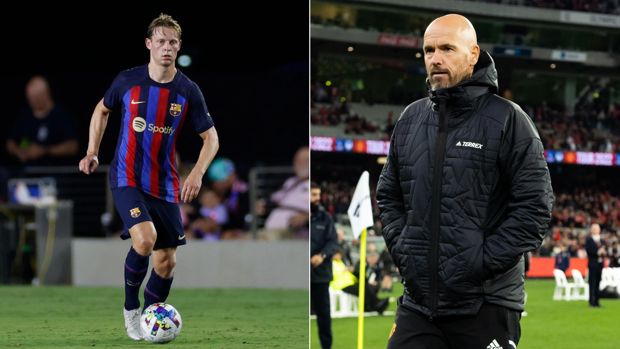 Frenkie De Jong Didn't Play In Midfield In Barcelona Pre Season Friendly