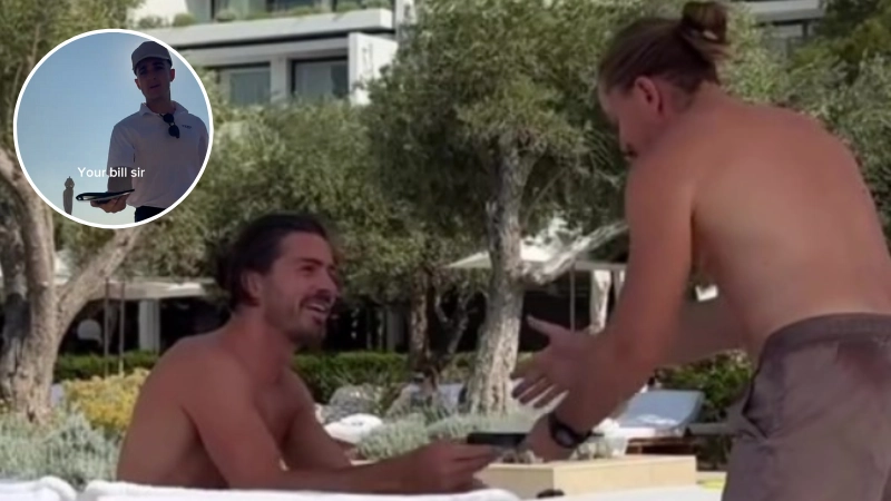 Jack Grealish ‘pranked’ into paying fan’s bill on holiday as TikTok goes viral