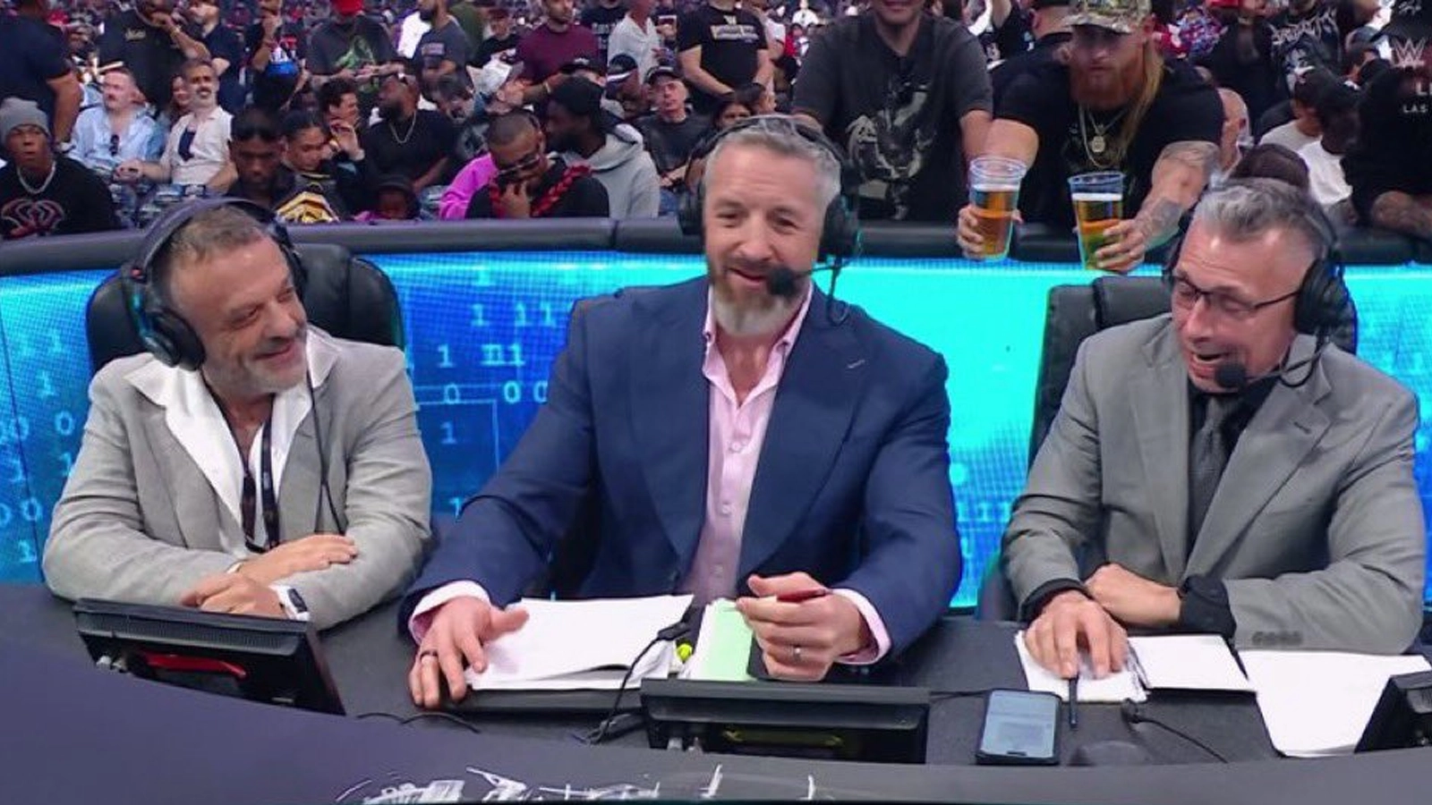 Mystery billionaire who sat at commentary without saying a word at WrestleMania identified
