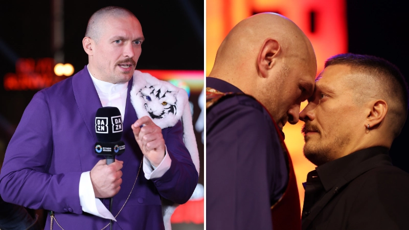 Oleksandr Usyk snubs Tyson Fury and himself when naming the best fighter in the world as 'secret' hint dropped