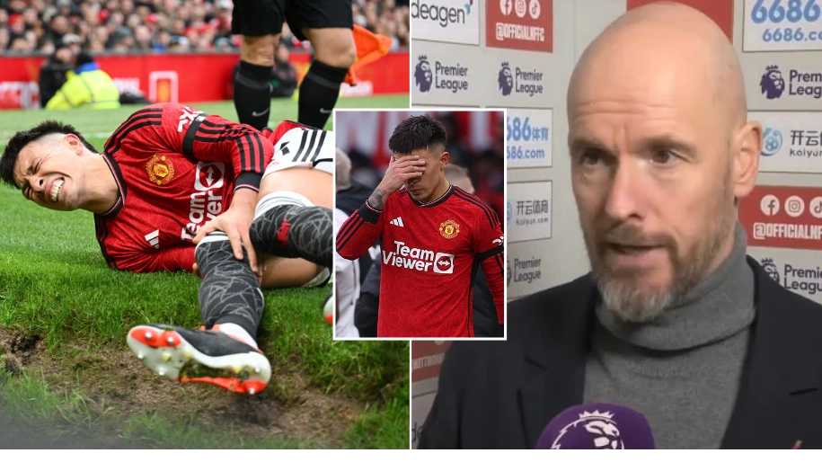 Erik ten Hag provides update on Lisandro Martinez injury after defender limped off in West Ham win