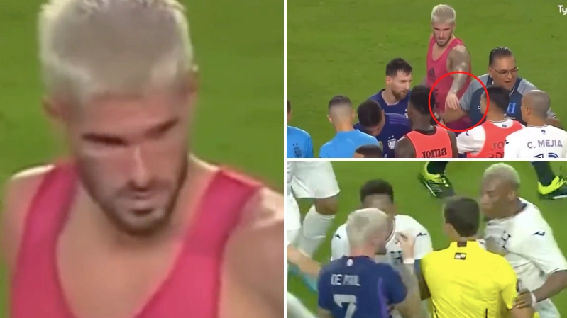 Rodrigo De Paul is Lionel Messi's unofficial bodyguard, he'll protect him till death