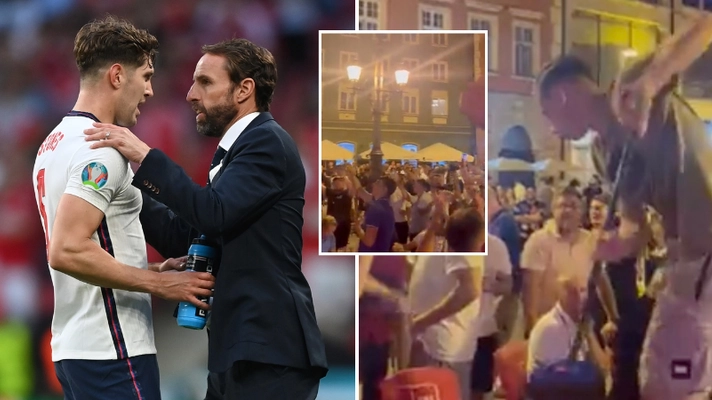 England fans slammed for X-rated John Stones chant ahead of Ukraine clash
