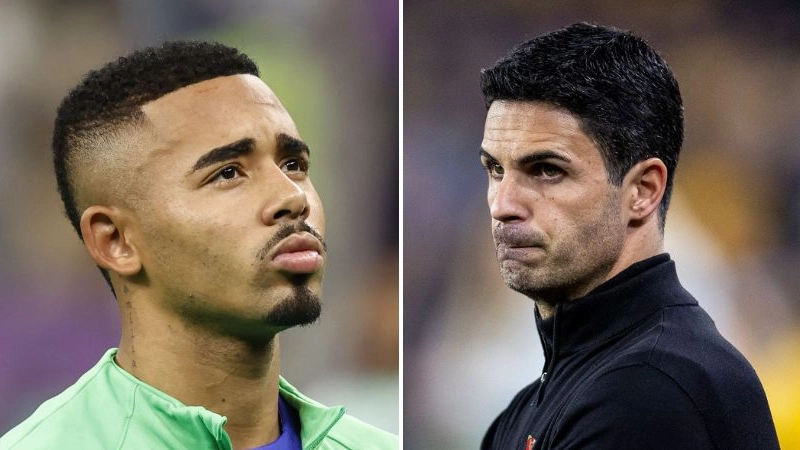 Arteta and Edu pictured with Kroenkes amid Jesus injury, Arsenal fans holding their breath