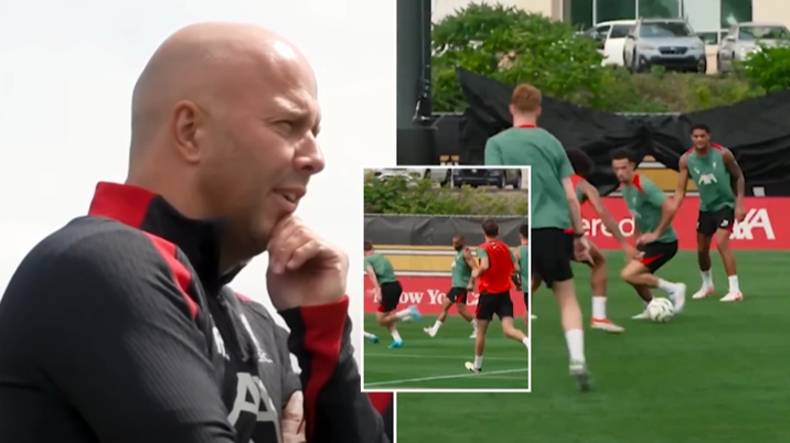 Liverpool fans are excited after seeing Arne Slot's vision 'come to life' for the first time in training footage