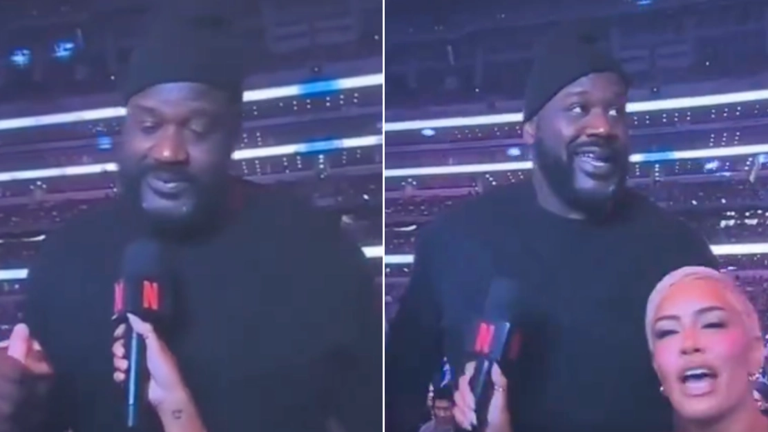 Shaquille O'Neal teases plan for NBA vs NFL boxing event on Netflix during Paul vs Tyson fight