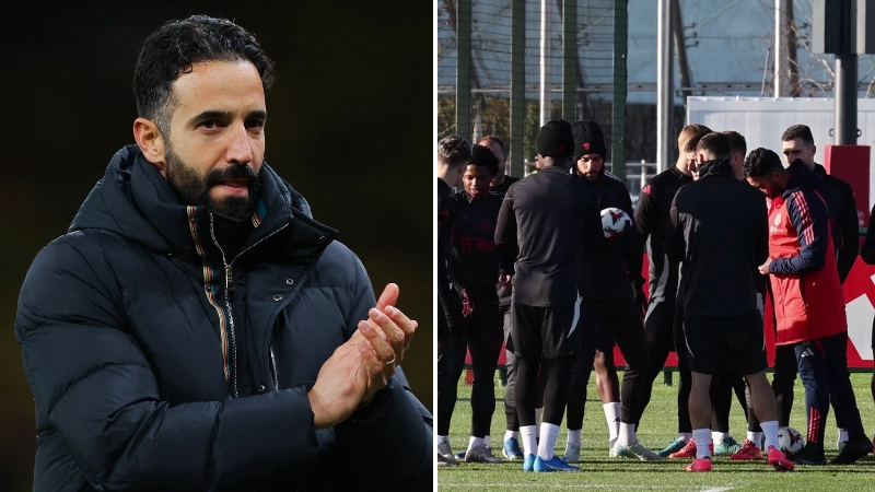 Man Utd star singled out by Ruben Amorim 'decides to leave the club in January' as brutal squad cut starts