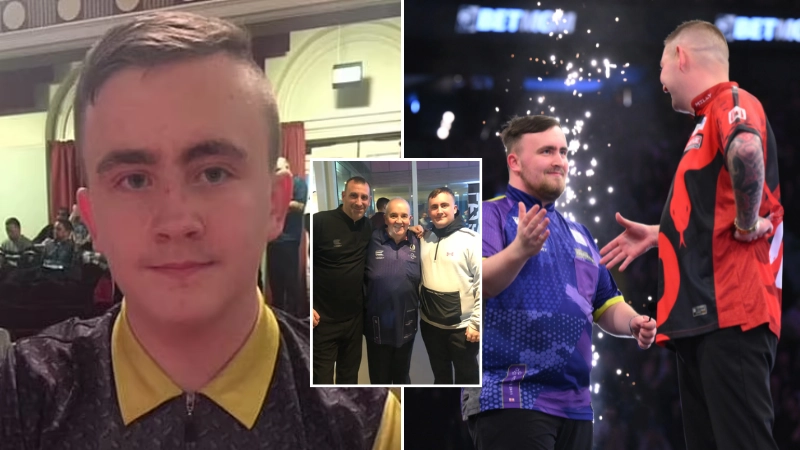 Nathan Aspinall argued with Luke Littler's dad after hearing what he said to his son who was 12 years old at the time