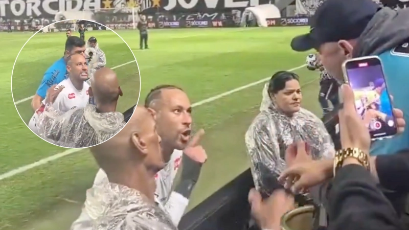 Neymar clashes with fan in heated incident amid unprecedented situation at Santos