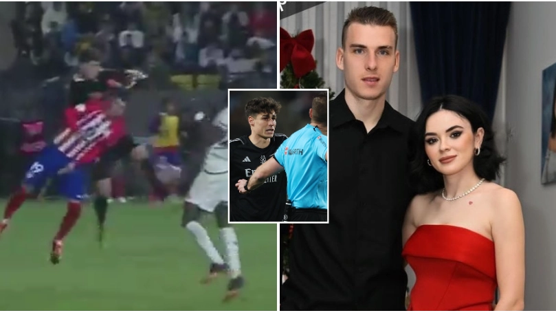 Real Madrid player Andriy Lunin's wife Anastasia Nastasica aims dig at Kepa Arrizabalaga in now-deleted post