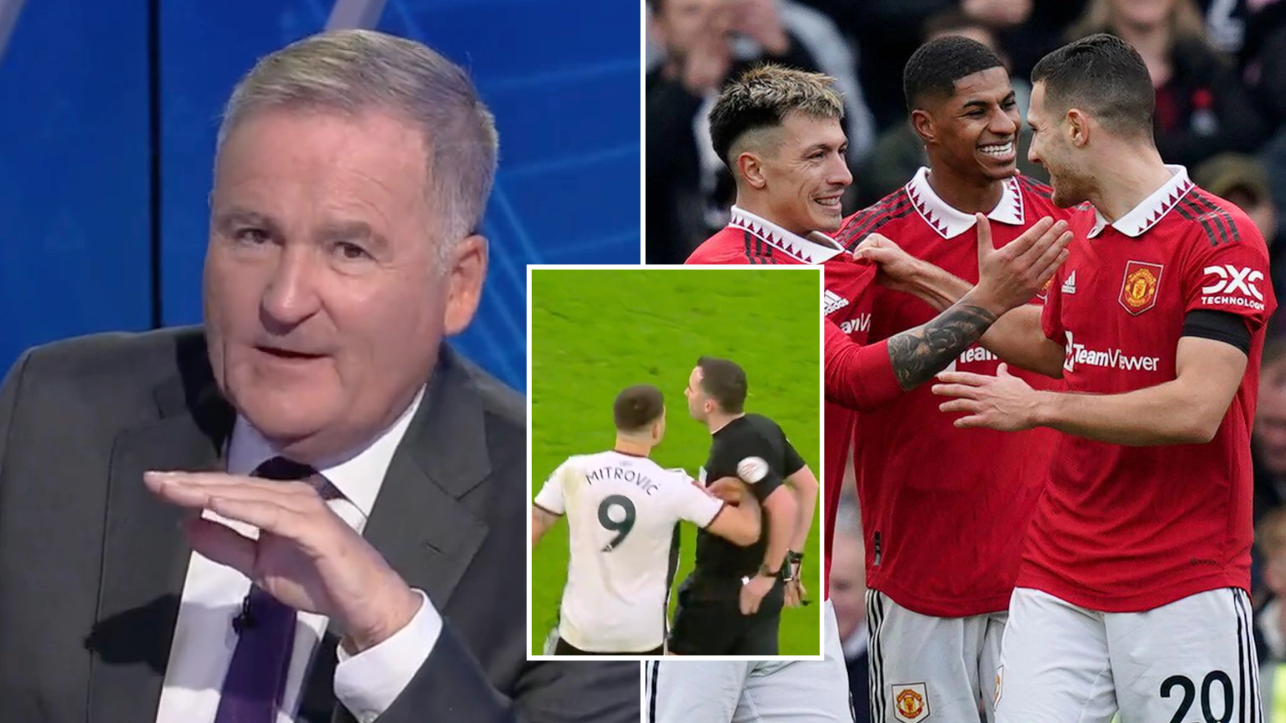 Richard Keys takes another brutal swipe at Man Utd striker Wout Weghorst over Aleksandar Mitrovic red card