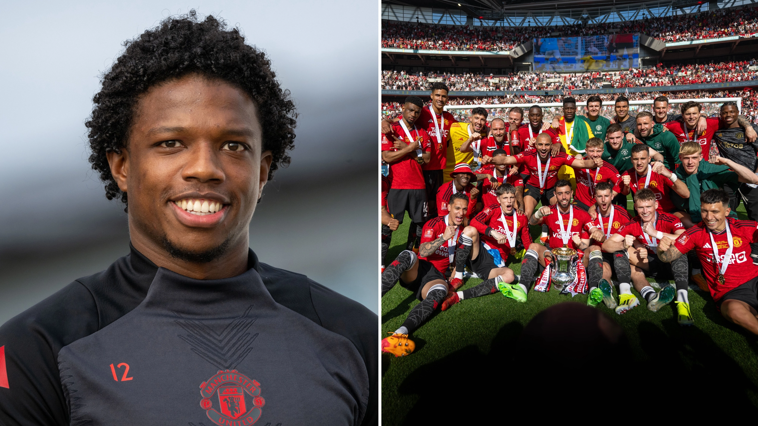 Tyrell Malacia confirms Man Utd teammate gave him his FA Cup winners' medal despite not playing last season