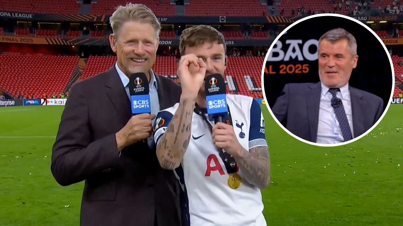 James Maddison gives the best interview of the year after gate-crashing Roy Keane's appearance on CBS Sports