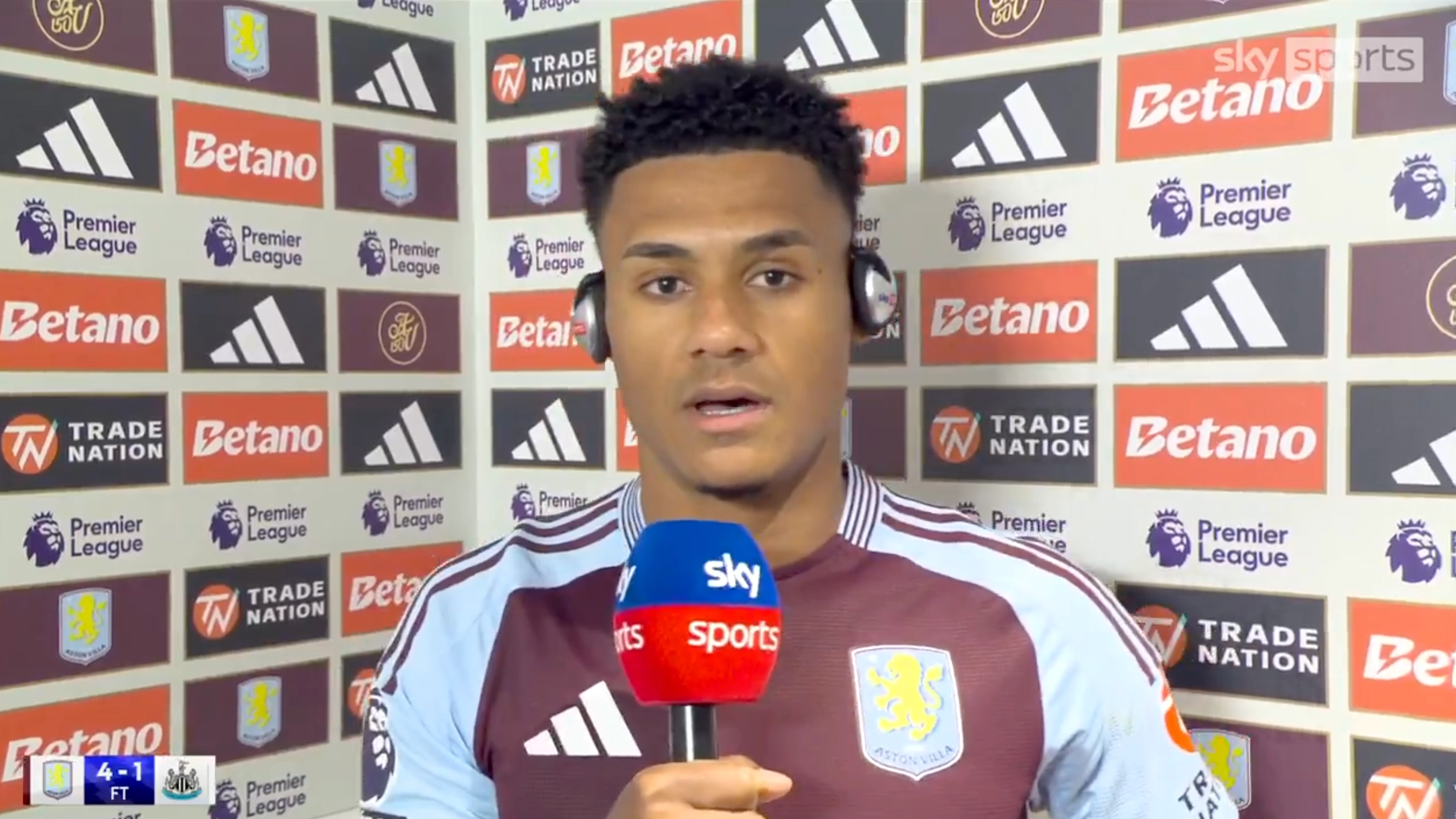 Ollie Watkins slams Unai Emery over Marcus Rashford decision in extraordinary post-match interview following Newcastle victory