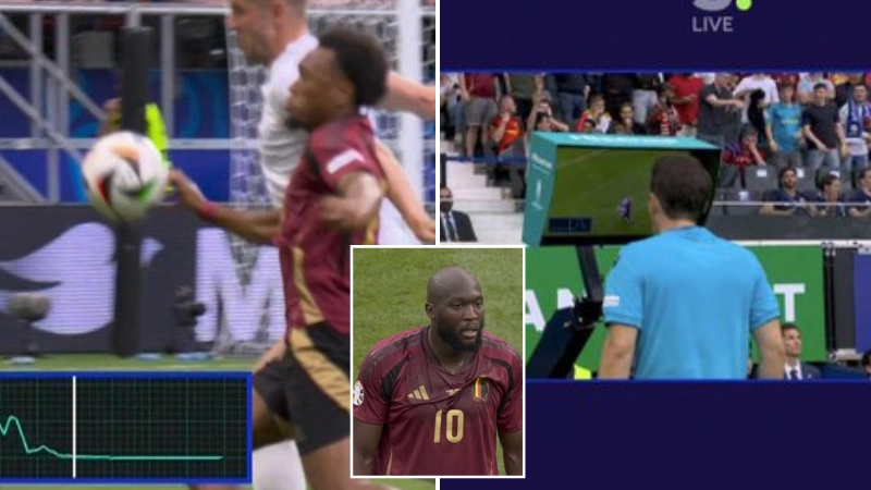 VAR use never seen before technology in football to rule out Belgium equaliser at Euros, fans are baffled