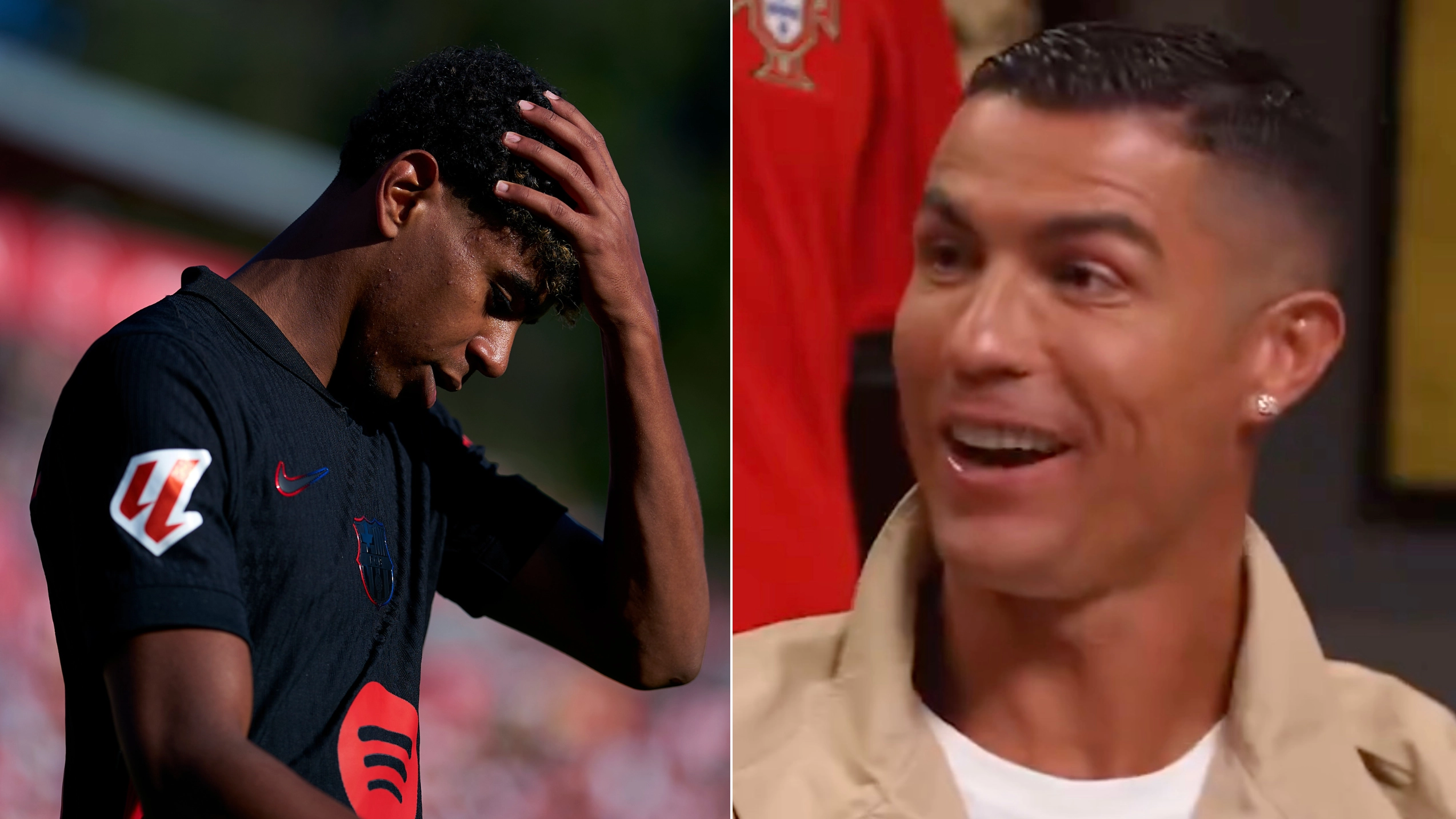 Cristiano Ronaldo has made his feelings clear on Lamine Yamal taking his and Lionel Messi's place