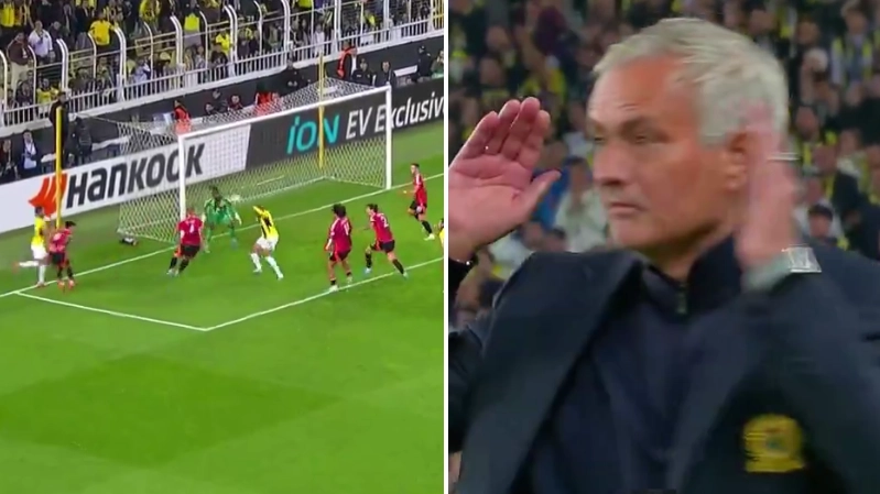 Jose Mourinho’s touchline reaction speaks volumes after Andre Onana pulls off ‘save of the season’ for Man Utd vs Fenerbahce