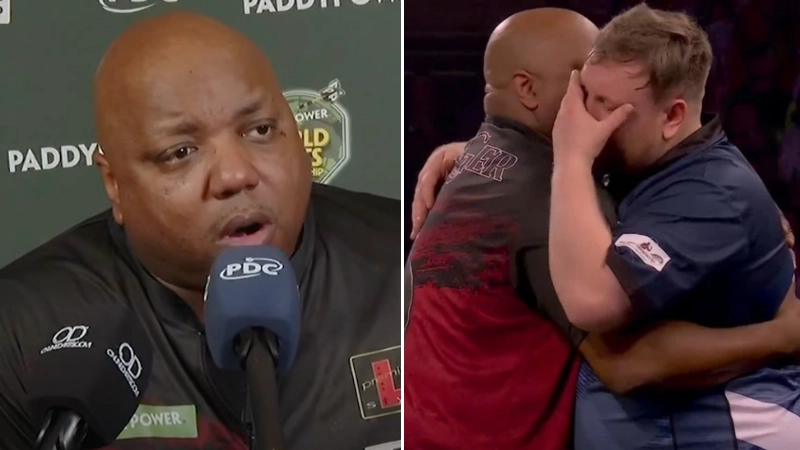 Leonard Gates reveals what he said to Cameron Menzies after he broke down in tears at World Darts Championship 