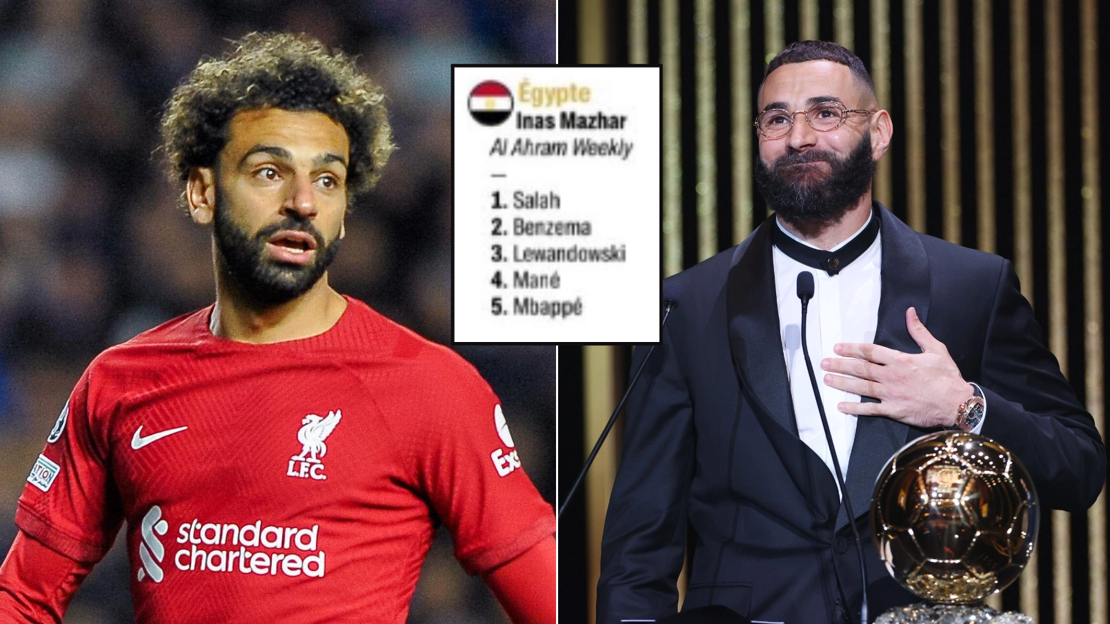 Only FOUR journalists didn't vote Karim Benzema first for the Ballon d'Or