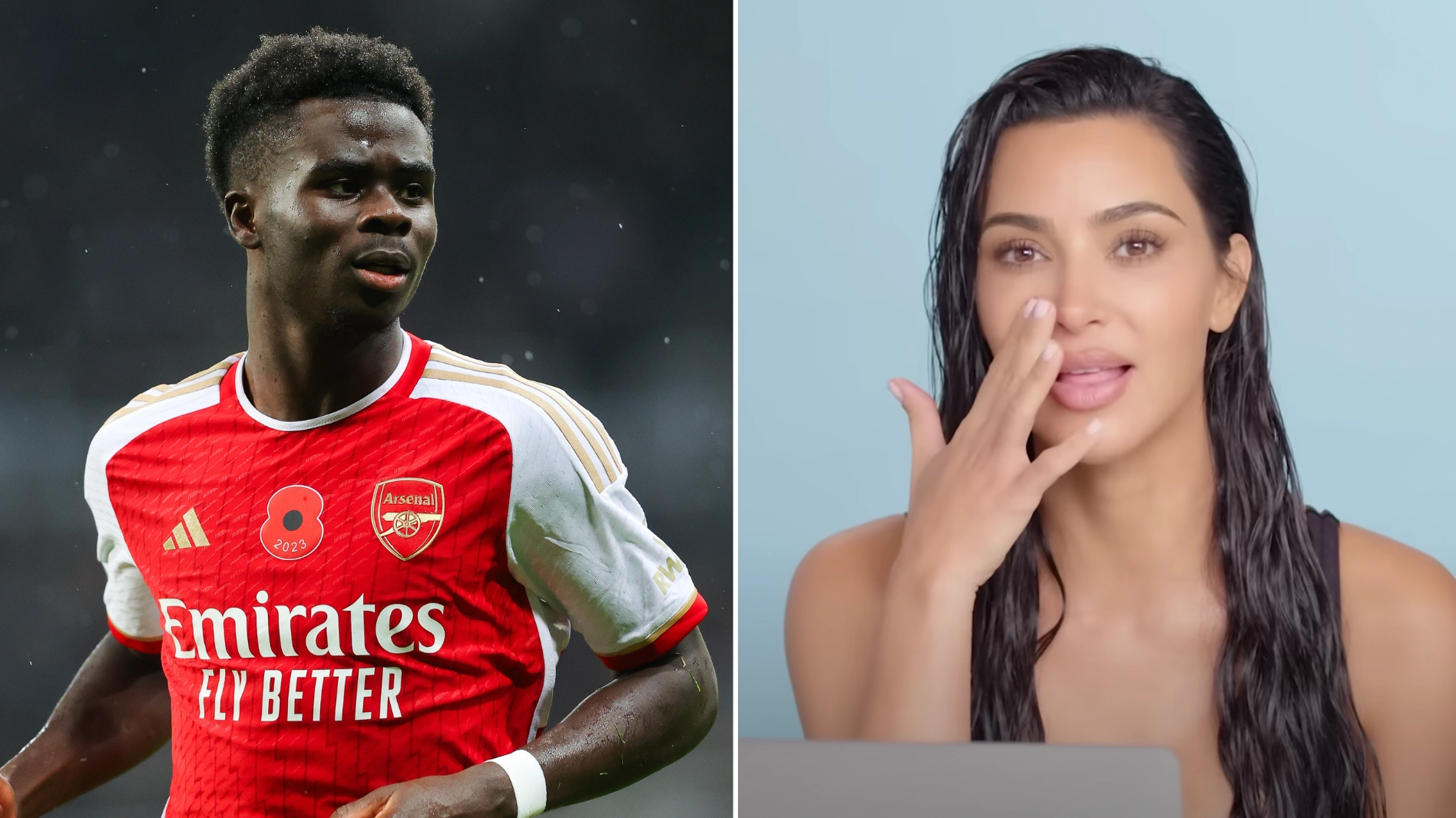 Kim Kardashian says she 'freaked the f*** out' after meeting Premier League star - it's not Bukayo Saka
