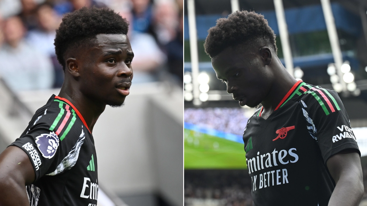 New report gives huge Bukayo Saka injury update ahead of Man City clash after Arsenal star limps out of North London derby