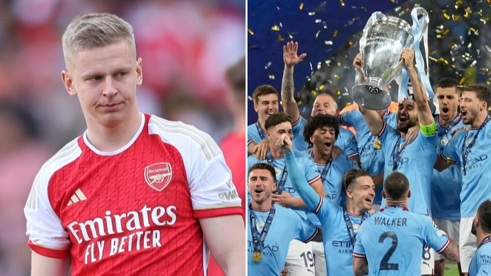 Arsenal fans criticise Oleksandr Zinchenko over congratulatory post to Manchester City