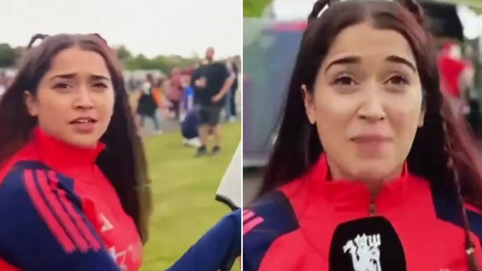 MUTV quickly cut away after realising what fan is wearing during pre-season tour