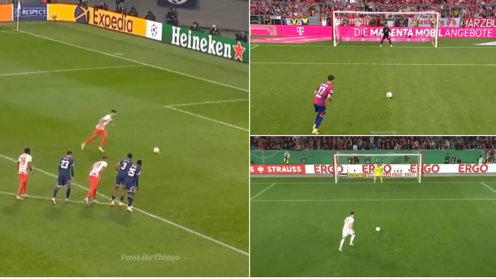 Liverpool target Dominik Szoboszlai does the same thing for every penalty and it's incredible