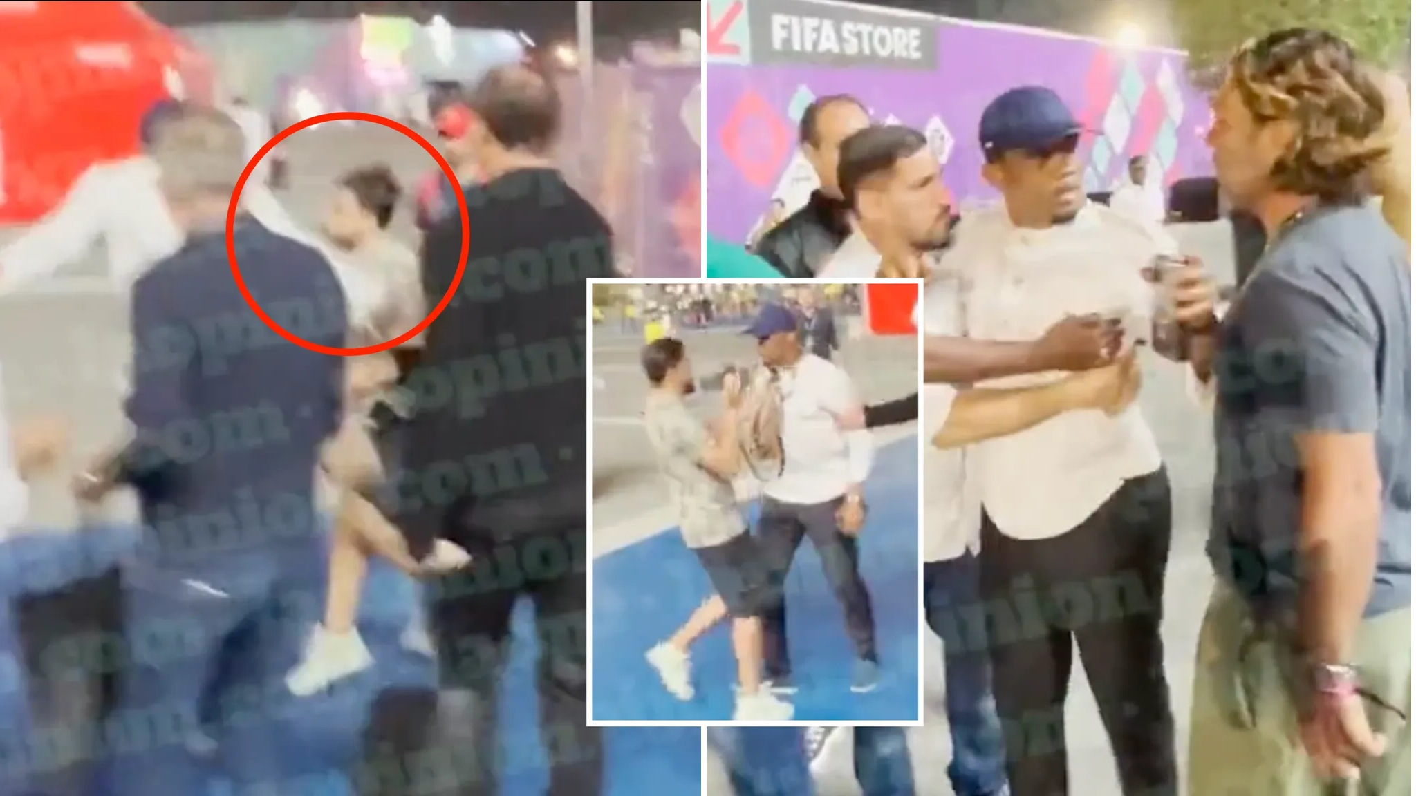 Samuel Eto'o appears to attack fan at Brazil vs South Korea game in shocking footage