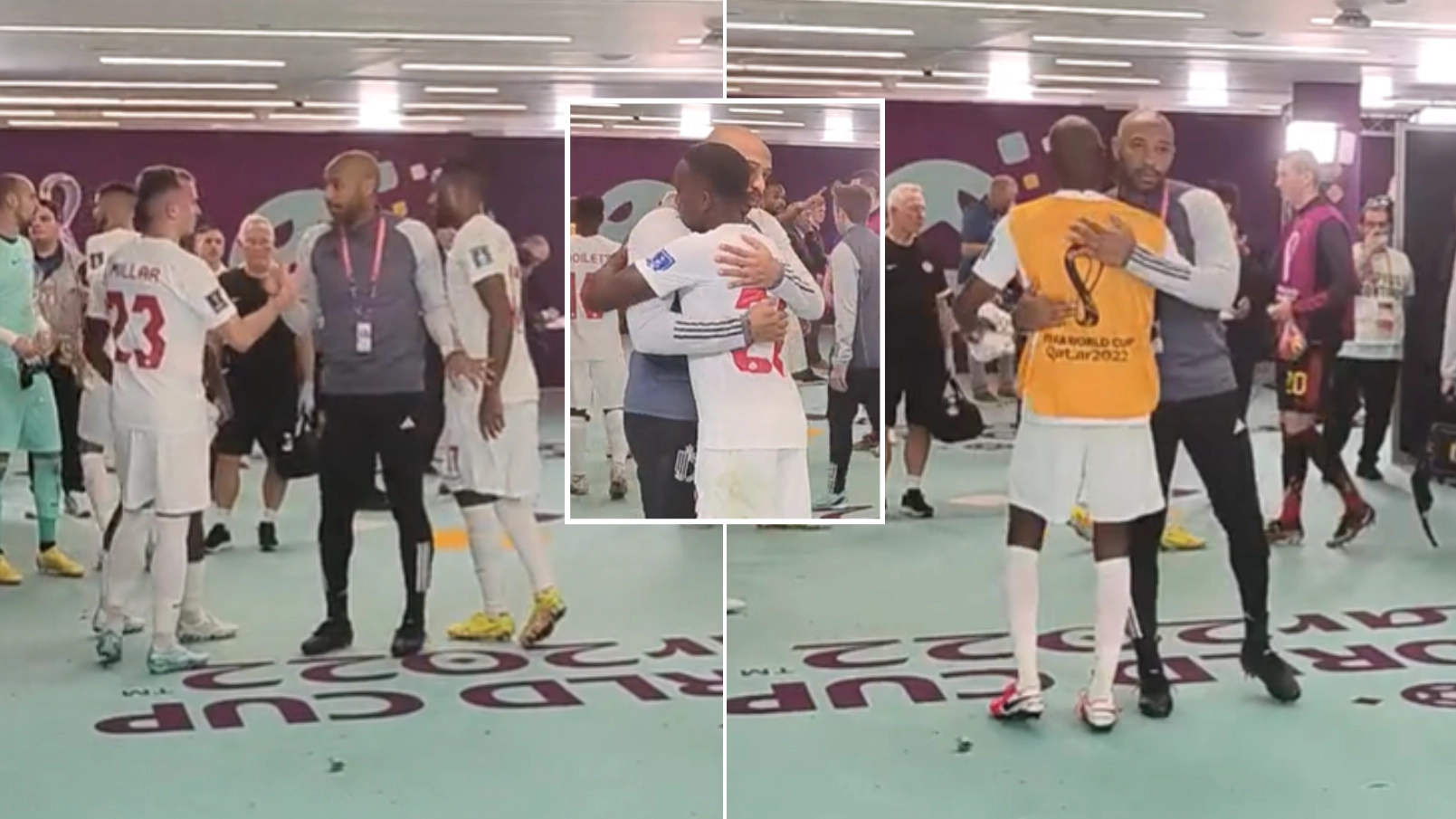 Thierry Henry individually embraced every Canada player after Belgium win, proves his class