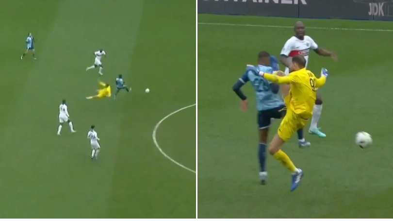 Gianluigi Donnarumma handed straight red card after moment of madness, it belongs in the WWE